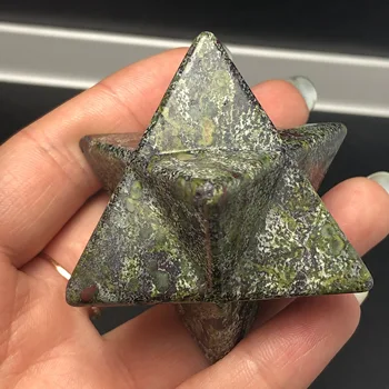 Naturale Cristal de Cuarț Merkaba Stele de Piatră prețioasă ce îi Hexagrama Mare pentru Meditație de Vindecare Pozitive de Vindecare, Echilibrare Set
