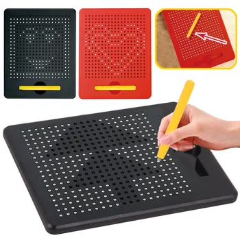 Magnetic Tableta Magnet Pad Desen Bord Șirag de mărgele de Oțel Stylus Pen Pop Șirag de mărgele de Învățare de Învățământ Scris Jucarii pentru Copii Cadouri