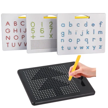 Magnetic Tableta Magnet Pad Desen Bord Șirag de mărgele de Oțel Stylus Pen Pop Șirag de mărgele de Învățare de Învățământ Scris Jucarii pentru Copii Cadouri