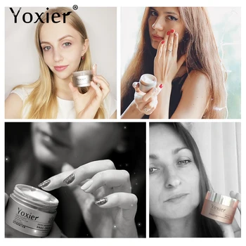 Yoxier 3Pcs/Lot Bujor Hranitoare Melc Crema Anti-Imbatranire Crema de Fata Antirid de Albire crema Hidratanta cu Ulei de Control de Îngrijire a Pielii
