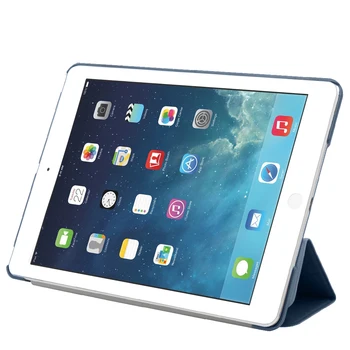 Caz pentru iPad Aer 2 Aer 1 Magnetic Mat din Piele Smart Cover pentru iPad Air Caz Stand Flip Wake/Sleep pentru iPad A1566 A1567 A1474