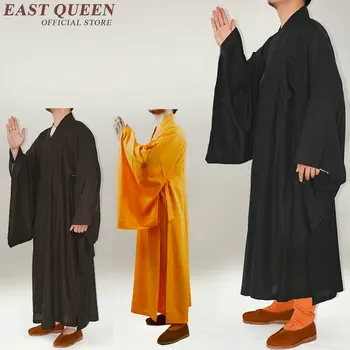 Călugăr budist Haine Rochie Tradițională Călugăr Budist Îmbrăcăminte Uniformă Templul Shaolin Costum NN0411 YE