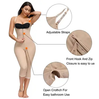 Corset Femei Secret Bodyshaper Bretele Reglabile Femei Corset Tummy Control Femei Shapewear de Slabit pentru Femei Lenjerie de corp pantaloni Lungi