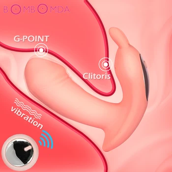 Portabil Fluture Penis artificial Vibratoare Jucarii Sexuale pentru Adulti Femei de Control de la Distanță Vaginul, punctul G Stimulator Clitoris sex Feminin Masturbator
