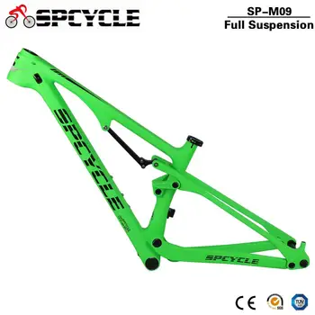 Spcycle XC Carbon Full Suspension Cadru 27.5 er 29er Mountain Bike Full Suspension Cadru 148*12mm Stimula MTB Cadru 27.5+ BB92