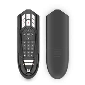 VONTAR R1 Google Voice Control de la Distanță Inteligent 2.4 G Wireless Air Mouse Giroscop IR de Învățare Pentru H96 MAX X96max Android 10 TV Box