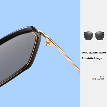 KATELUO Pătrat Supradimensionat ochelari de Soare pentru Femei Polarizati Acoperire UV400 Ochelari de Soare de sex Feminin de Ochelari Pentru Femei 6190