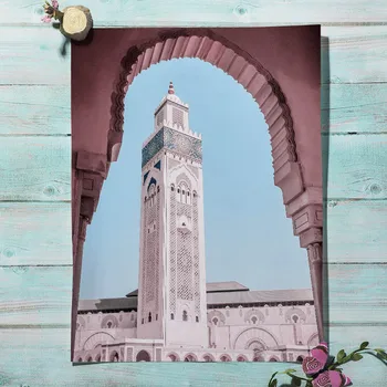Maroc Moschee Ușa De Plante Citate Islamice Arta De Perete Panza Pictura Nordică Postere Si Printuri Poze De Perete Pentru Living Decorul Camerei
