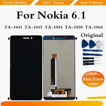 Original Pentru Nokia 6.1 N6 2018 Ecran Inlocuire Ansamblu LCD Touch Ecran Digitizor Cu Instrumentul TA-1054 TA-1043 TA-1068 TA-1045