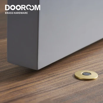 Dooroom Alamă Ușa Se Oprește Grele Ușa Suport Magnetic Invizibil Ușă Dop Prinde