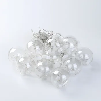 3M Glob Ghirlandă cu LED-uri Înstelat de Cristal care Doresc Minge Șir de Lumini, Decoruri pentru Perdele Dormitor, Living, Balcon Nunta de Craciun