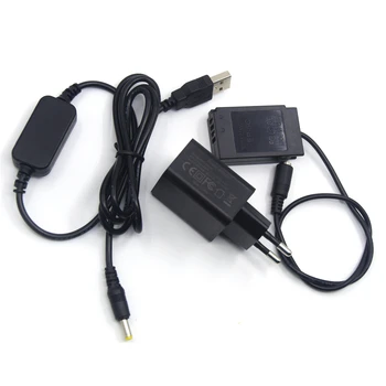 Mobile Power Bank USB Cablu EH-5+Adaptor Incarcator+EP-5C EP5C DC Coupler EN-EL20 Dummy Baterie pentru Nikon 1J1 1J2 1J3 1S1 1AW1 V3