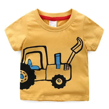 Copii tricou shark dinozaur animal print Casual T-shirt Toddlder fată băiat de desene animate tricou de vara pentru Copii Tricouri Topuri