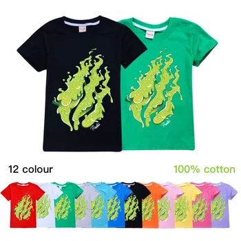 Moda de Vara Tricou pentru Copii, Baieti Mari Fata PRESTONPLAYZ Culoare 3d Imprimate Preston Playz 2020 Topuri Copii Grinch Haine