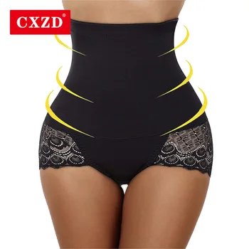 CXZD talie antrenor femei shapewear de burtă de control chilotei slăbire lenjerie de corp formator fund de ridicare modelare curea talie centura