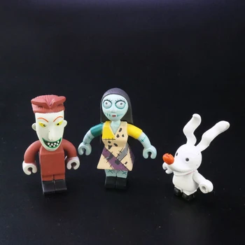 Anime Coșmar Înainte De Crăciun Acțiune Jucării Figura 5-7cm Jack Skellington Sally Colecție de Jucării din PVC Păpuși
