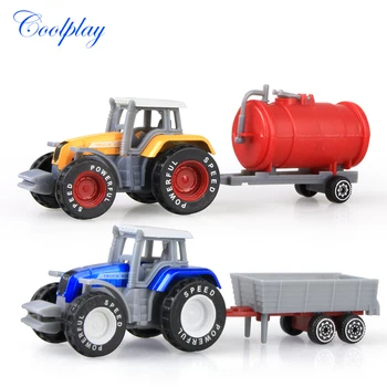 Coolplay 2 BUC Aliaj de Inginerie Model de Masina Fermieri Camion de Model de Simulare Jucărie de Învățământ Vehicul Auto Pentru Copii {