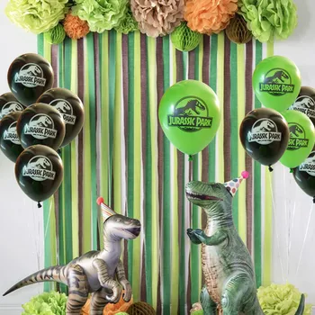 30 Buc/lots10inch Dinozaur de Animale Imprimate Baloane din Latex Baby shower Petrecere de Ziua pentru Copii Decor Baloane Consumabile