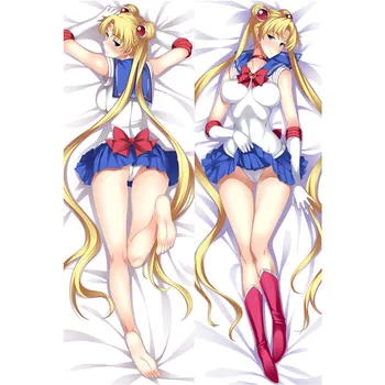 Amellor Anime Sailor Moo marime Dakimakura Caz pernă acoperă fata sexy Tsukino Usagi Corpul Ami Îmbrățișând Perna Caz pentru cadou