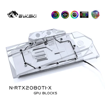 Bykski N-RTX2080Ti-X FR-N-RTX2080Ti-X Apă Bloc folosi pentru NVIDIA GeForce RTX 2080Ti/2080 de Referință Fondatorii Acoperire Completă GPU Block