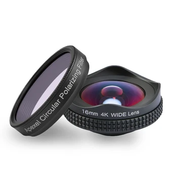 APEXEL 4K HD cu unghi larg de lentile cu Filtru de polarizare circulară telefon mobil aparat de Fotografiat Lentile de kit pentru iPhone 6 7 android ios moresmartphone