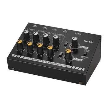 Profesionale 8-Canale Mixer Consola Mono/Stereo Audio de Amestecare Sunet Linie Mixer cu Putere Adaptor Plug SUA