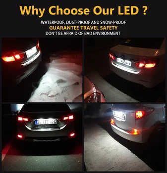 2 buc LED Numărul de Înmatriculare Lămpi de Lumină Pentru Toyota Highlander Vitz Ractis Verso S Voxy Yaris EZ SAI Noe Proace Auto-styling