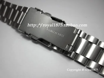 Din Oțel inoxidabil Watchbands Argint 18mm 20mm Metal Trupa Ceas Curea Încheietura Ceasuri Brățară de înaltă calitate, Bratara Pliere catarama