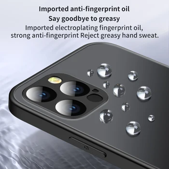 Magnetic Sticlă Mată Caz Pentru iPhone 12 12 Pro Max iPhone 12 Mini Suport pentru Incarcator Magsafe Magnetice Caz de Telefon