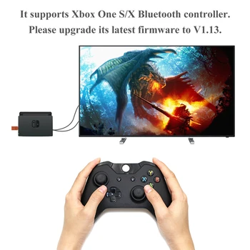 8Bitdo USB Wireless Bluetooth Suport Adaptor Pentru Comutator/ PS3/ Xbox one/ Win 7 8 9 10/ Mac Controler pentru a Comuta