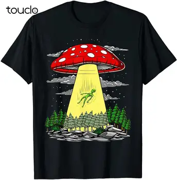 Răpire extraterestră Magic Ciuperci Psihedelice OZN Hippie Ciuperci T-Shirt de Ziua ...