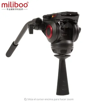 Miliboo MYT802 bază de plată cap fluid cu 75mm dimensiune Bol pentru trepied / Monopied mingea adaptor de încărcare stand 8 kg