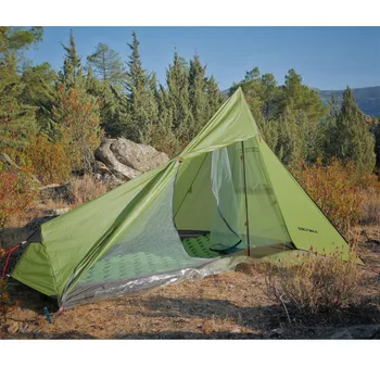FLAME ' S CREED UL TREAPTA a 3-sezonul 1 persoană corturi ultrausoare drumeții cort de camping în aer liber Nylon 15D Rodless