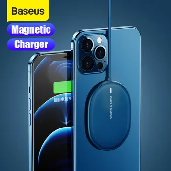 Baseus Lumina Magnetic Wireless Încărcător Pentru iPhone 12 12Pro Max Încărcător Portabil Pentru iPhone 12 Mini Încărcare Încărcător Rapid Pad