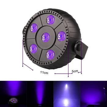 Aimkeeg ultraviolete lampa LED UV Efect Disco Cue Lumina Laser Etapa Lumina UV mașină de Spălat de Perete lumina Reflectoarelor de Scena Profesionist de Lumina