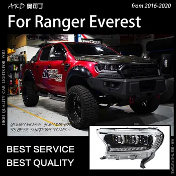AKD Styling Auto pentru Ford Everest Faruri 2016-2020 Ranger Faruri LED Demers Lampă de Cap DRL LED Beam Accesorii Auto