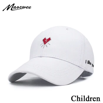 Copii Snapback Șapcă De Baseball Cu Diamant Pălării Haioase Primavara-Vara Hip Hop Băiat Pălării Capace Îmi Place De Tine Broderie 2019