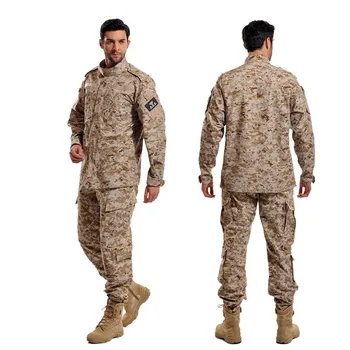 Armata Militare Tactice Uniformă Airsoft Luptă BDU Camuflaj Desert Luptă Haine pentru Bărbați Îmbrăcăminte de Vânătoare Costum Ghillie
