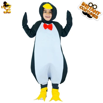 AFȘA Original Nou Stil de Cosplay Petrecere de Crăciun la Modă pentru Copii Pinguin Temperament Negru Alb Costume Copii Costum