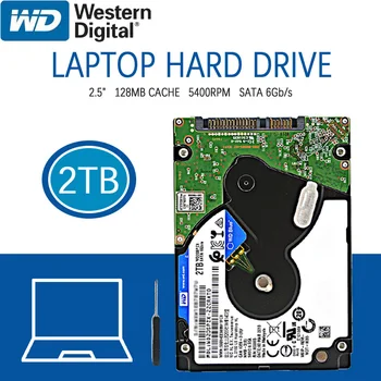 WD Blue Hard Disk 2TB Hard Disk de Laptop SATA 6Gb/s 5400 RPM 2,5