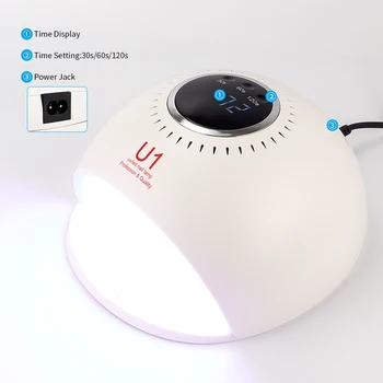 84W Smart LED UV de Unghii Uscător de Lampa 5S Uscare Rapida 42PCS Led-uri Unghii Gel de unghii Uscare Lampa Manichiura Mașină cu Timmer Display