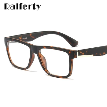 Ralferty Bărbați Optice Cadru 2019 Square Classic Matt Albastru TR90 Ochelari de vedere Ochelari de Miopie oculos de grau F8020