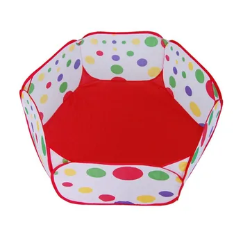Pop-up Hexagon Polka Dot Copii Joc cu Bile de Biliard Cort Carry Tote Jucărie Levert Dropship
