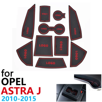 Anti-Alunecare de Cauciuc, Cupa de Perna Ușa Groove Mat pentru Opel Astra J, Vauxhall Holden 2010~Accesorii Autocolante Auto mat pentru telefon