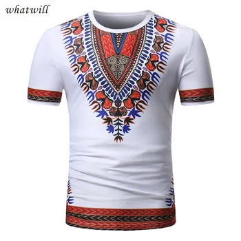3D africa de îmbrăcăminte de modă africană haine hip hop din africa rochie dashiki casual t-shirt