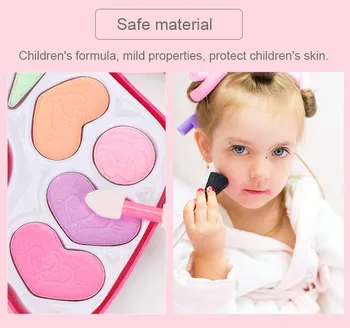 Sigur lavabile copii set de machiaj make up dovleac auto copii machiaj jucării pretinde a juca Jucărie pentru fete cosmetice cutie