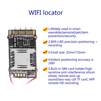 2021 Nou Tracker GPS GSM-GPS Wifi LBS Localizare Web Gratuit de Urmărire APP Recorder de Voce ZX620