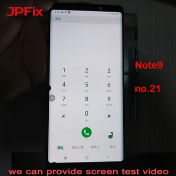 JPFix Super AMOLED Pentru Samsung Galaxy Nota 9 N960 N960FD Defecte LCD Ecran Display Ansamblu Digitizer Cu Cadru