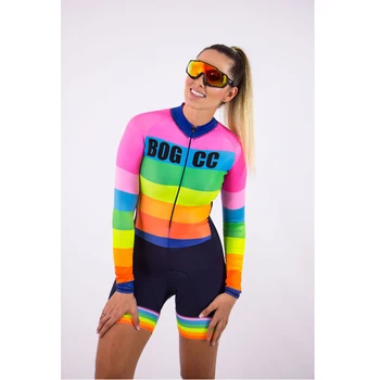 Noi 2020 Pro Echipa de Triatlon Costum Negru de Femei Ciclism Jersey Skinsuit Salopeta Maillot Ciclism Ropa Ciclismo Set Gel Roz Pad
