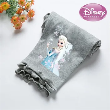 2020 Noi De Vara Copii Jambiere Fete Disney Princess Vițel Lungime Pantaloni De Desene Animate Congelate Elsa Anna Pantaloni Copii Pantaloni Casual